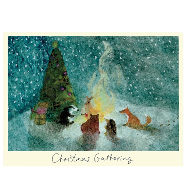 Christmas Gathering Christmas Card