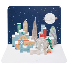 London Skyline Christmas Pop-Up Box of 5 Cards