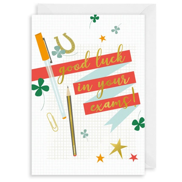 Good Luck In Your Exams Card