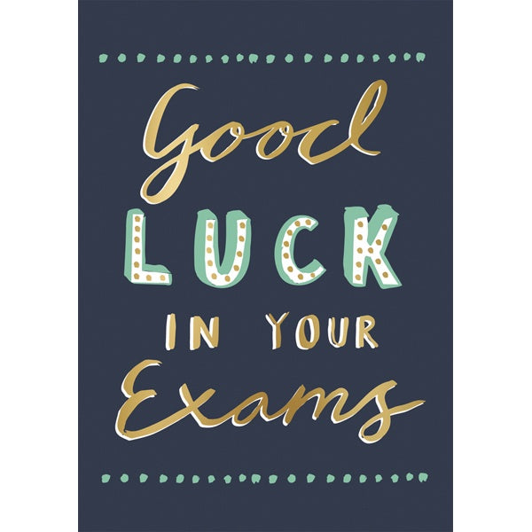 Exam Good Luck Card