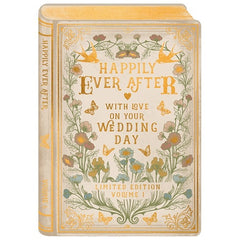 Happily Ever After Wedding Book Card