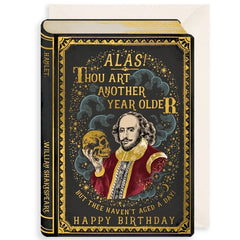 Another Year Older Shakespeare Birthday Card