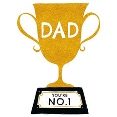 Dad You're No 1 Card