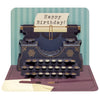 Typewriter Pop-Up Card