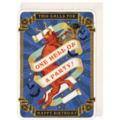 One Hell of a Party Birthday Card