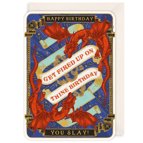 Get Fired Up Birthday Card