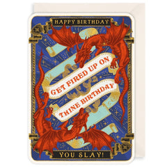 Get Fired Up Birthday Card