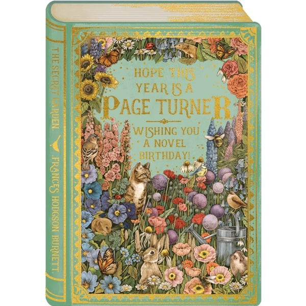Page Turner Birthday Card