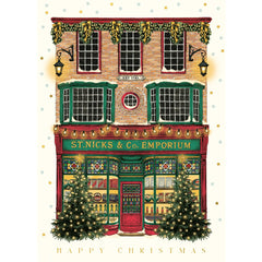 St Nicks Emporium Penny Lane Christmas Card