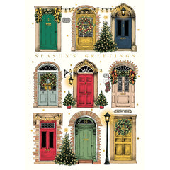 Front Doors Penny Lane Christmas Card