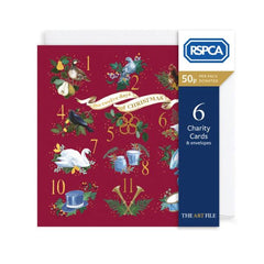 12 Days Of Christmas Charity Card Pack Rspca