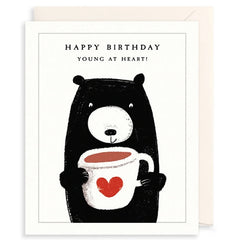 Young at Heart Bear Birthday Card