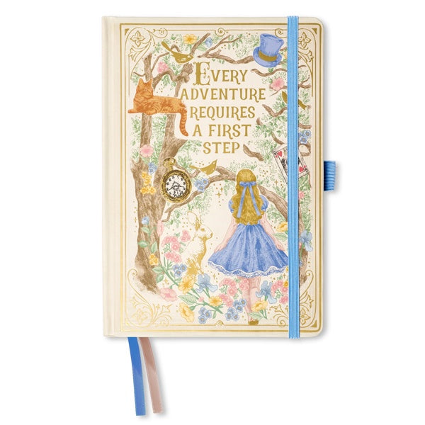 Alice in Wonderland Storybook A5 Notebook - Paper Tiger