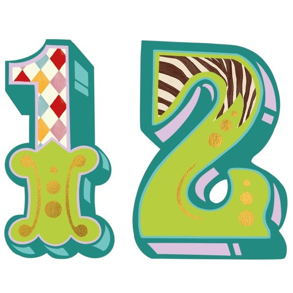 Roll Up, Roll Up Age 12 Birthday Card