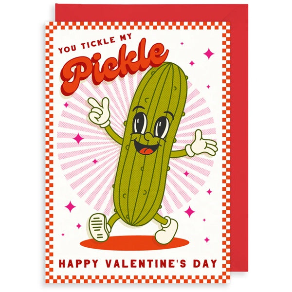 Pickle Valentine's Card