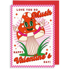 Mushroom Valentine's Card