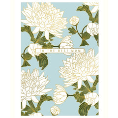 Sakura Blue Floral Mother's Day Card