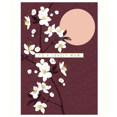 Sakura Blossom & Sun Mother's Day Card