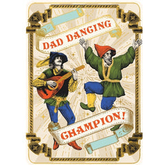 Dad Dancing Champion Father's Day Card