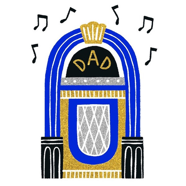 Tiny But Migthy Dad Jukebox Card