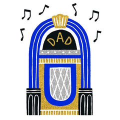 Tiny But Migthy Dad Jukebox Card