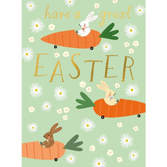 Easter Carrot Cars Card Pack