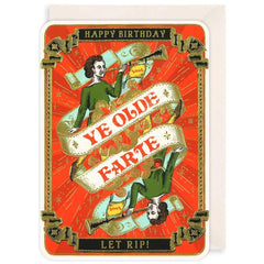 Ye Olde Farte Birthday Card