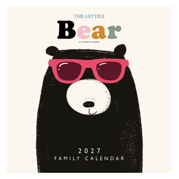 The Art File Bear 2027 Family Planner