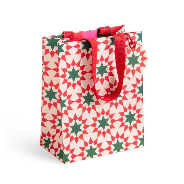 Geo Stars Christmas Medium Bag
