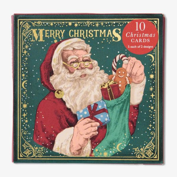 Storybook Santa Christmas Card Pack