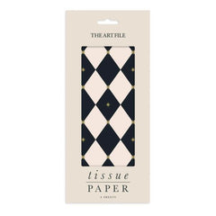 Black & White Harlequin Tissue