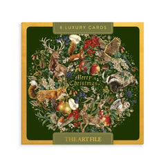 Merry Christmas Fable Wreath Luxury Box
