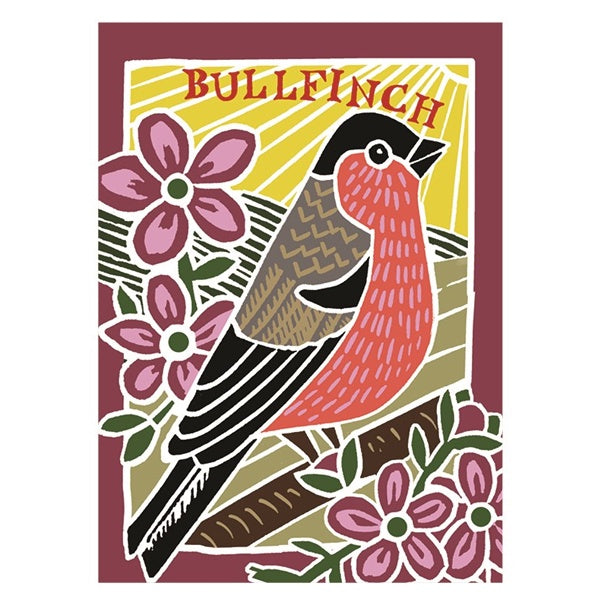 Songbird Bullfinch Card