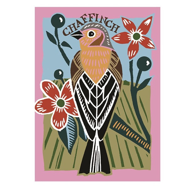 Songbird Chaffinch Card