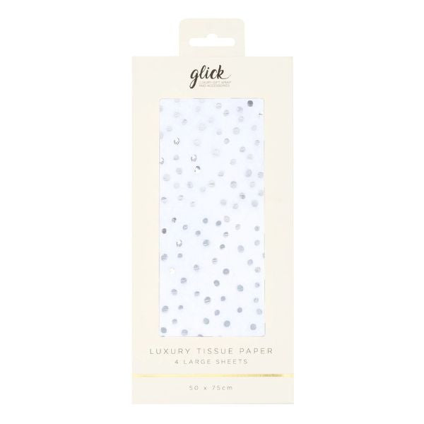 Tissue Foil Flecks White