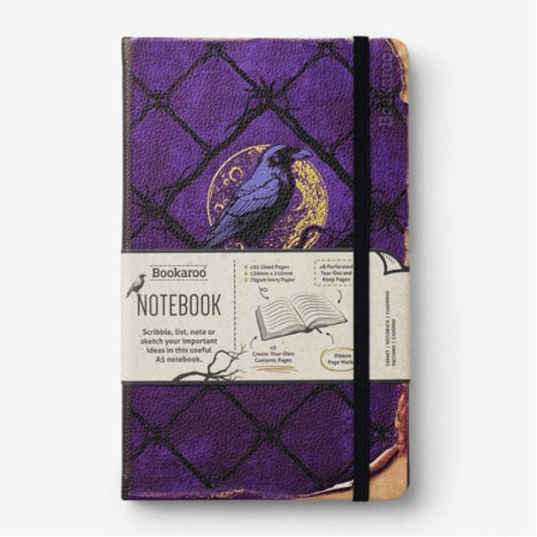 Bookaroo A5 Notebook Horror Crow