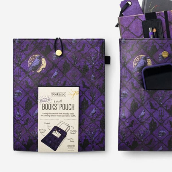 Bookaroo Books and Stuff Pouch Horror Crow