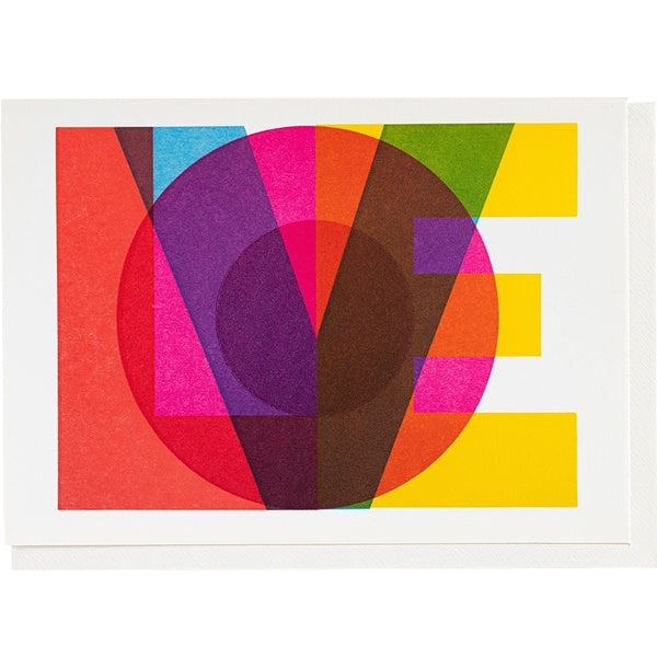 Love Bold Text Card