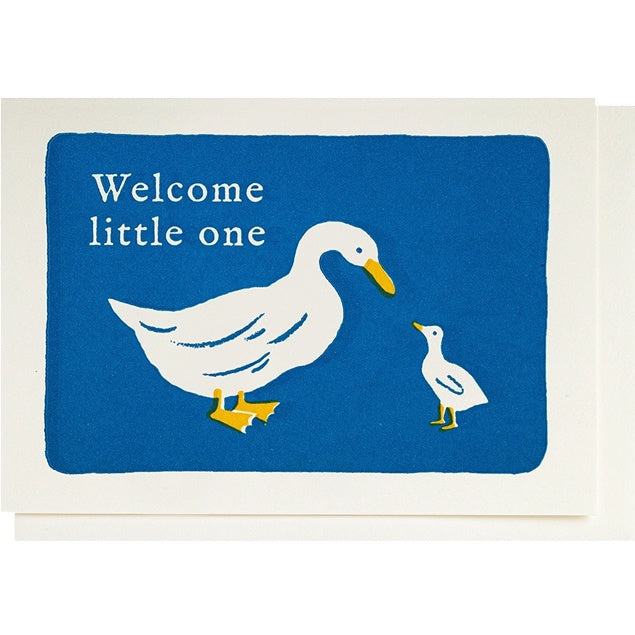 Welcome Little One Goose New Baby Card