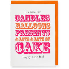 Its Time for Candles J. Faulkner Birthday Card