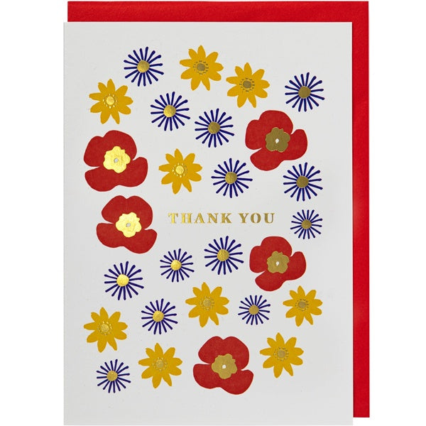 Country Meadow Thank You Card