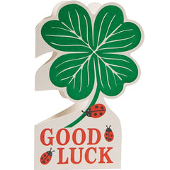 Good Luck Cut-Out Card