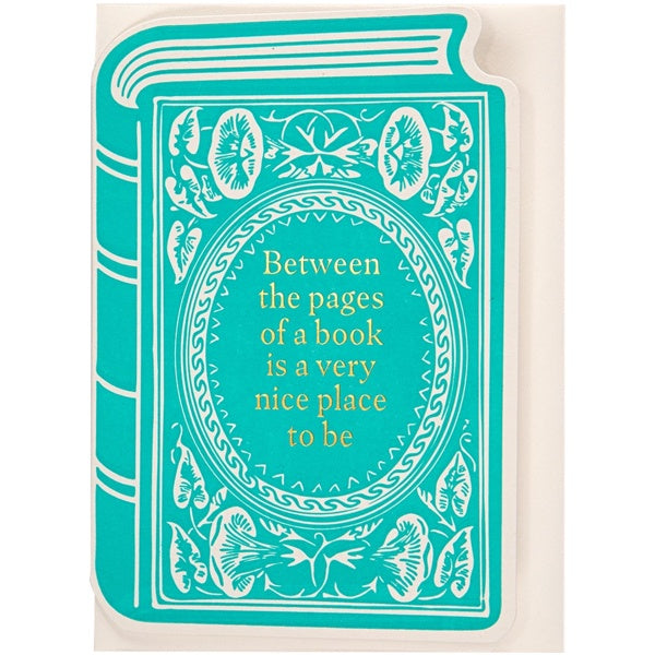 Between The Pages Cut-Out Card