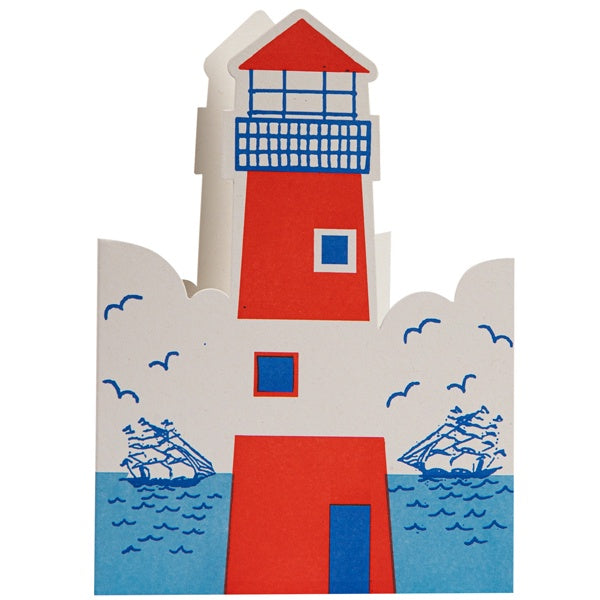 Lighthouse Cutout Birthday Card