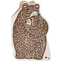 Bear Hug Cutout Birthday Card
