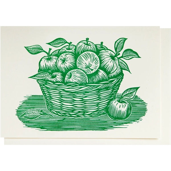Apple Basket Birthday Card