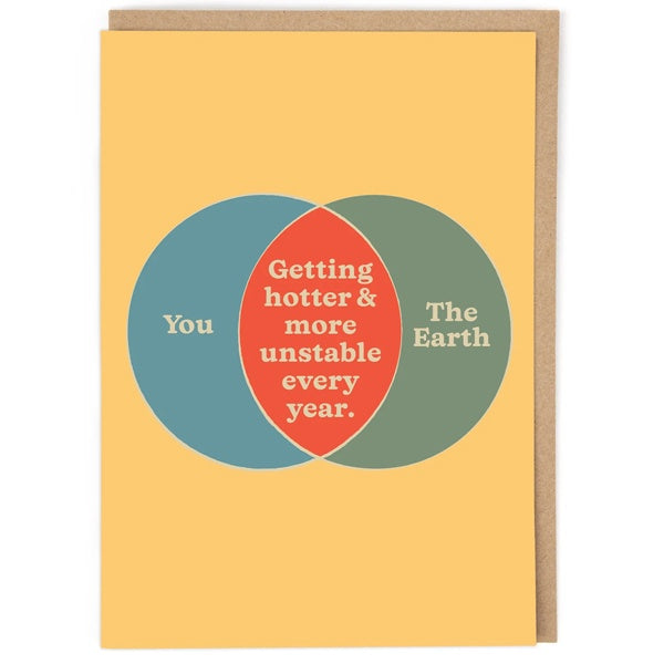 Hotter And More Unstable Birthday Card