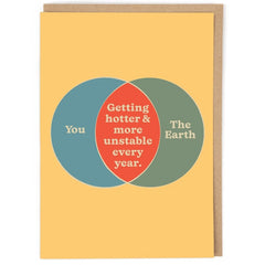 Hotter And More Unstable Birthday Card