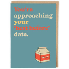 Best Before Date Birthday Card