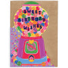 Sweet Birthday Wishes Gumball Machine Card